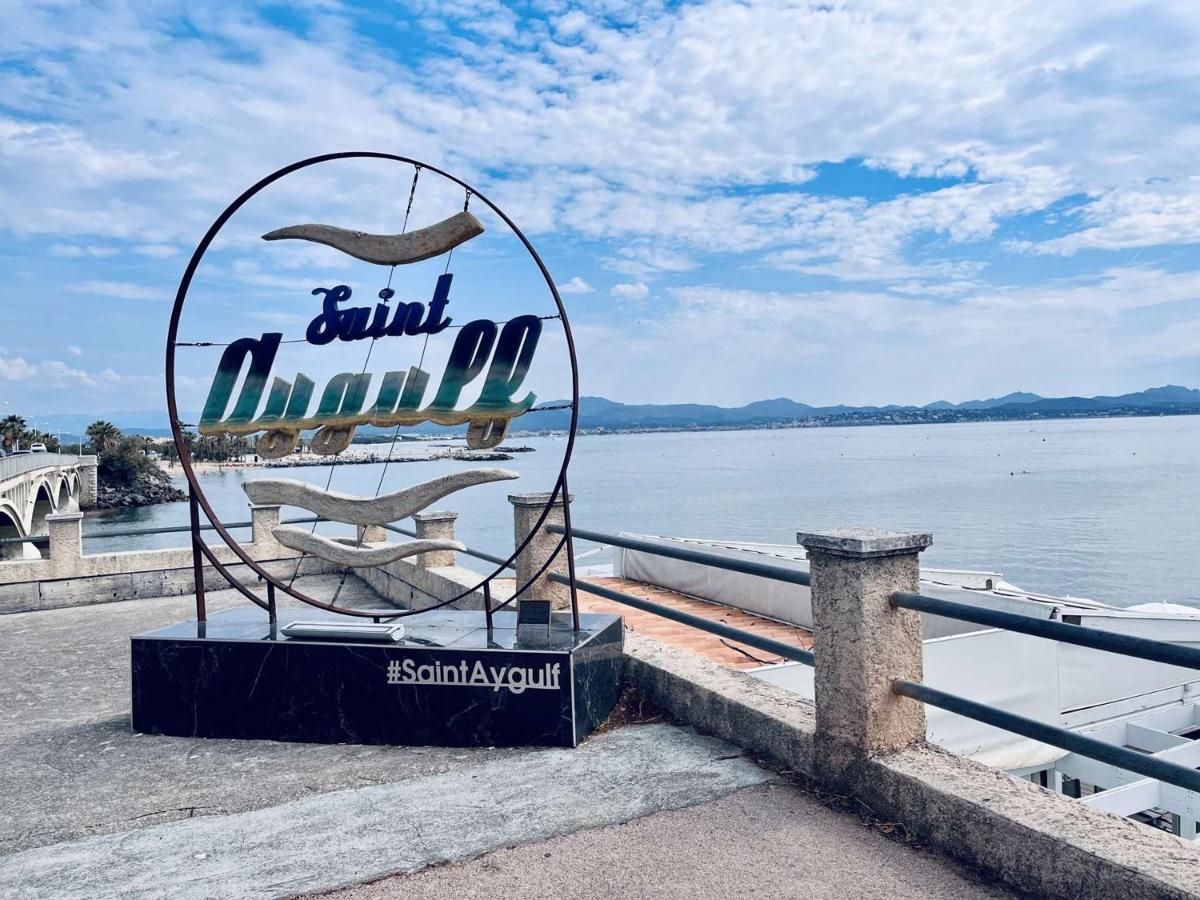 Studio Cabine Avec Piscine, Tennis Et Parking A 400M De La Plage - 4 Couchages, Saint-Aygulf - Fr-1-226A-89 Сент-Егюльф Екстер'єр фото
